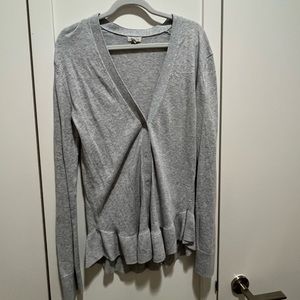 Gray cardigan